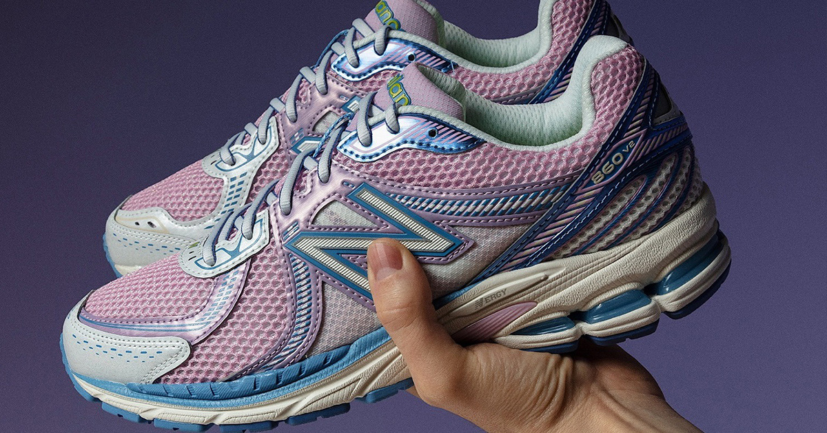 Up There presents the New Balance 860v2 Pastel dreams from down under